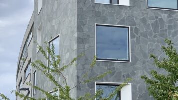 Graue Steinplatten, Gent, Wand- und Fassadenverkleidung