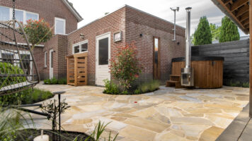 Mediterrane Terrasse - Diese Terrasse wurde gebaut von Deterrasbouwer.nl Fotografie: Contique