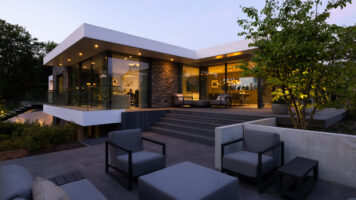 Exklusives Haus mit Geopietra Giebelziegeln | Architektur: Wubben Chan Architekten Fotografie: Wesley Bergen Realisierung: Bauunternehmen Van Leent BV.