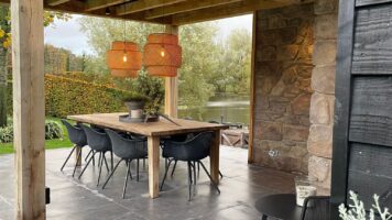 Steinstreifen Cimone in Überdachung - Veranda