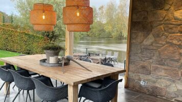 Steinstreifen Cimone in Überdachung - Veranda