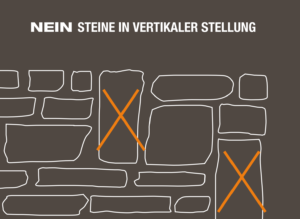 Nein Steine in Vertikaler Stellung 