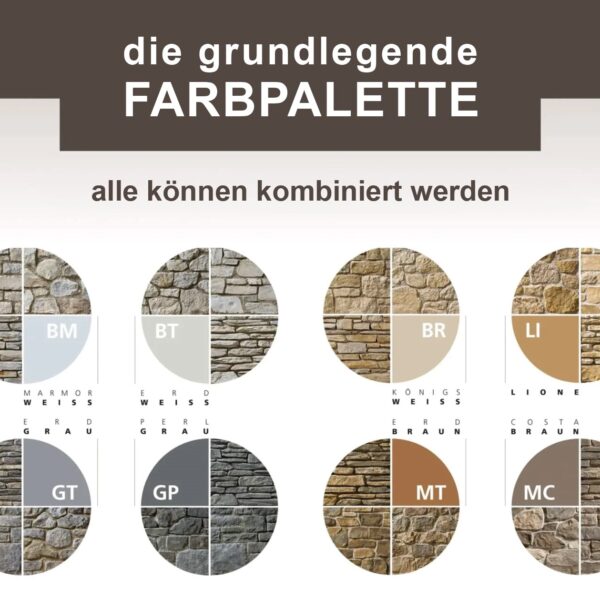 Farben Verblendsteine